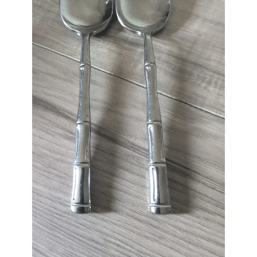 Rebacraft Regal Bamboo Stainless Dinner Spoons Set of 2